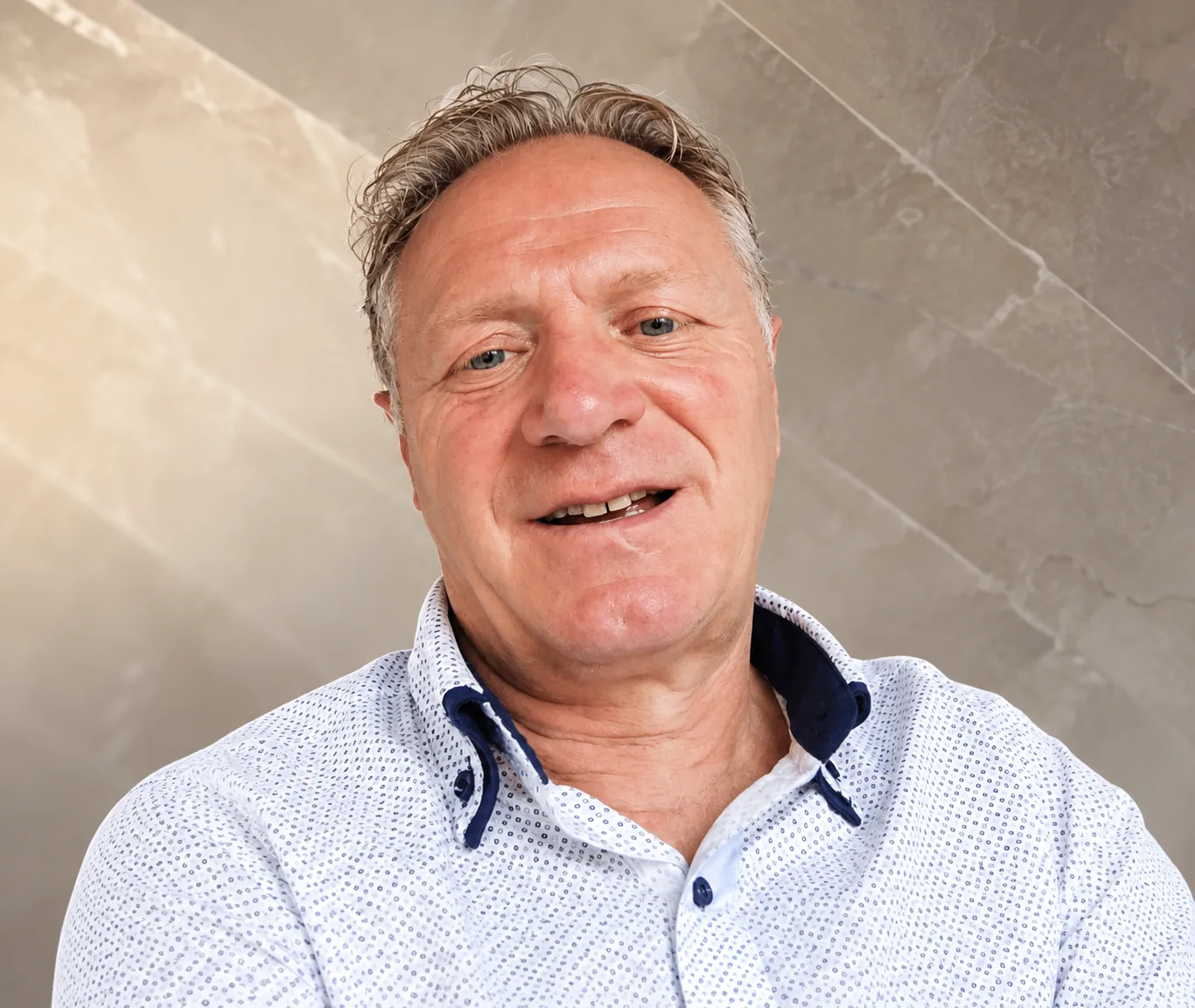 Ennio Tomei, maestro piastrellista e titolare della ditta